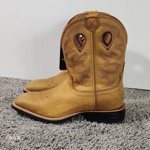 Twisted X Boots Ladies‎  9" Ruff Stock Honey & Honey WRS0037 Women's Size 8.5